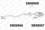 SB58065 Zadní tlumič výfuku VENEPORTE