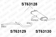 ST63128 VENEPORTE koncový tlmič výfuku ST63128 VENEPORTE