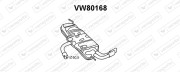 VW80168 Zadní tlumič výfuku VENEPORTE