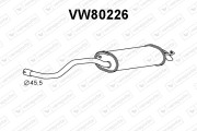 VW80226 Zadní tlumič výfuku VENEPORTE