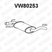 VW80253 Predni tlumic vyfuku VENEPORTE