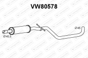 VW80578 Střední tlumič výfuku VENEPORTE