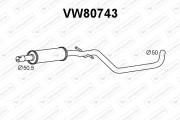 VW80743 Predni tlumic vyfuku VENEPORTE