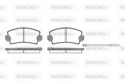 P1213.96 Sada brzdových destiček, kotoučová brzda WOKING