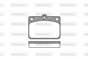 P1793.00 WOKING sada brzdových platničiek kotúčovej brzdy P1793.00 WOKING