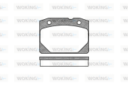 P1803.00 Sada brzdových destiček, kotoučová brzda WOKING