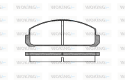 P1993.20 Sada brzdových destiček, kotoučová brzda WOKING
