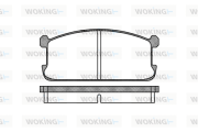 P0063.00 Sada brzdových destiček, kotoučová brzda WOKING