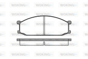 P0363.00 Sada brzdových destiček, kotoučová brzda WOKING