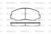 P0373.00 Sada brzdových destiček, kotoučová brzda WOKING