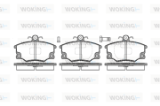 P0463.80 Sada brzdových destiček, kotoučová brzda WOKING