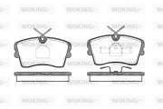 P0733.10 Sada brzdových destiček, kotoučová brzda WOKING