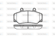 P0763.20 Sada brzdových destiček, kotoučová brzda WOKING