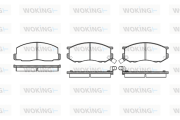 P0873.02 WOKING sada brzdových platničiek kotúčovej brzdy P0873.02 WOKING
