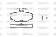 P3053.00 WOKING sada brzdových platničiek kotúčovej brzdy P3053.00 WOKING