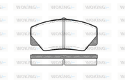 P3063.00 Sada brzdových destiček, kotoučová brzda WOKING