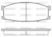 P3833.00 WOKING sada brzdových platničiek kotúčovej brzdy P3833.00 WOKING