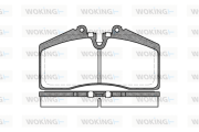 P3883.00 WOKING sada brzdových platničiek kotúčovej brzdy P3883.00 WOKING