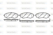 P2183.42 Sada brzdových destiček, kotoučová brzda WOKING