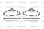 P2313.04 Sada brzdových destiček, kotoučová brzda WOKING