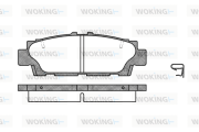 P2763.00 WOKING sada brzdových platničiek kotúčovej brzdy P2763.00 WOKING