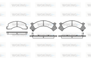 P2943.00 WOKING sada brzdových platničiek kotúčovej brzdy P2943.00 WOKING