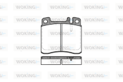 P5083.00 Sada brzdových destiček, kotoučová brzda WOKING