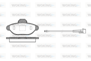 P5143.01 WOKING sada brzdových platničiek kotúčovej brzdy P5143.01 WOKING