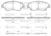 P5183.32 WOKING sada brzdových platničiek kotúčovej brzdy P5183.32 WOKING