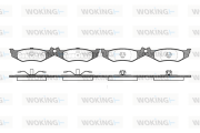 P5933.00 Sada brzdových destiček, kotoučová brzda WOKING