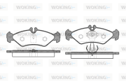 P4793.00 WOKING sada brzdových platničiek kotúčovej brzdy P4793.00 WOKING