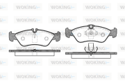 P4803.00 WOKING sada brzdových platničiek kotúčovej brzdy P4803.00 WOKING