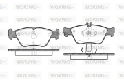 P4863.00 WOKING sada brzdových platničiek kotúčovej brzdy P4863.00 WOKING