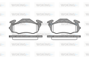 P7233.00 Sada brzdových destiček, kotoučová brzda WOKING