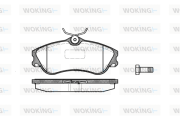 P7343.00 WOKING sada brzdových platničiek kotúčovej brzdy P7343.00 WOKING