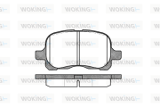 P7523.00 Sada brzdových destiček, kotoučová brzda WOKING
