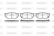 P9003.12 Sada brzdových destiček, kotoučová brzda WOKING
