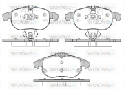P9883.20 WOKING sada brzdových platničiek kotúčovej brzdy P9883.20 WOKING