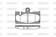 P9893.00 WOKING sada brzdových platničiek kotúčovej brzdy P9893.00 WOKING