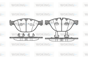 P8583.10 WOKING sada brzdových platničiek kotúčovej brzdy P8583.10 WOKING