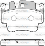 P8823.00 WOKING sada brzdových platničiek kotúčovej brzdy P8823.00 WOKING