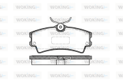 P10043.00 WOKING sada brzdových platničiek kotúčovej brzdy P10043.00 WOKING