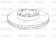 NSA1148.20 WOKING brzdový kotúč NSA1148.20 WOKING