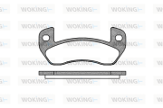 P10523.00 Sada brzdových destiček, kotoučová brzda WOKING