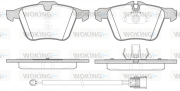 P13173.02 Sada brzdových destiček, kotoučová brzda WOKING