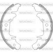 Z4020.00 WOKING sada brzdových čeľustí Z4020.00 WOKING