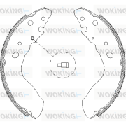 Z4033.00 Sada brzdových čelistí WOKING