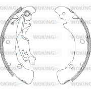 Z4041.01 WOKING sada brzdových čeľustí Z4041.01 WOKING