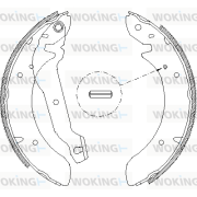 Z4054.00 WOKING sada brzdových čeľustí Z4054.00 WOKING