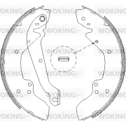 Z4056.00 Sada brzdových čelistí WOKING